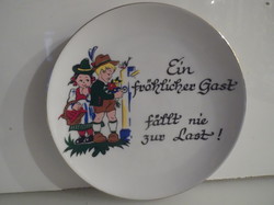 Plate - bavaria winterling - 19 cm - porcelain - perfect