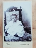 Antique little girl, child photo 1800s