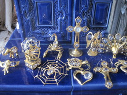 21 Swarovski Gold-Plated Crystal Figures!