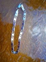 Greek pattern silver bracelet