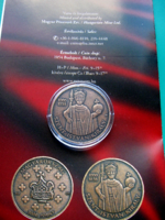 2021 - István I. (Szent) - 3,000 ft - bronze patinated non-ferrous metal commemorative coin - with mnb description