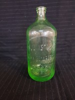 Antik szódásüveg Ifjú István szikvíz gyáraból Decs