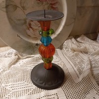Colored candle holder