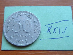 INDONÉZIA 50 RÚPIA 1971 Nagy paradicsommadár XXIV.