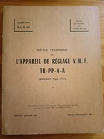 Francia repülőrádiós könyv 50-es évek 385 példány