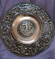 Hunting memorial bronze bowl st. Hubertus