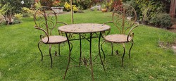 Garden set - (1 table + 2 chairs)
