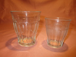2 db Durit üveg pohár