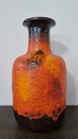Carstens design German fat lava floor vase / '70s