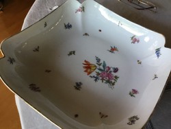 Fischer emil antique porcelain bowl, 29.5 inches diagonally