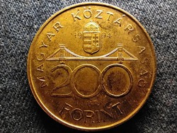 Deák Ferenc .500 ARANYOZOTT ezüst 200 Forint 1994 BP (id56654)