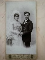 Antique wedding photo from the late 1800s