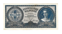 1946 - Egymilliárd Milpengő  bankjegy