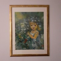 Orosz pastell festmény
