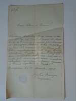 Za392.3 Old document budapest moser - zimber 1875 budapest carolus veczinger