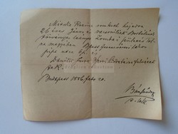 Za392.5 Old document budapest - mitske rozina - zomba (tolna) daniczi (danicz) 1886