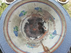 Antique huge size flower pattern bowl, field trip?