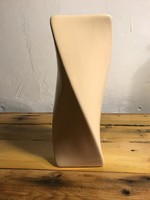 Modern twisted decorative yellow vase t-157