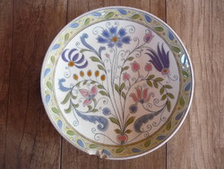 Antik Zsolnay fali tányér
