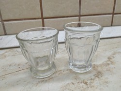 Retro glass coffee cup for sale! 2 pcs