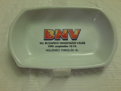 Advertising, raven house porcelain serving bowl, 1999. Bnv