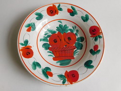 Hollóházi antik tányér (1902-15)