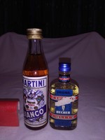 Két darab retro mini ital tartalmával - együtt