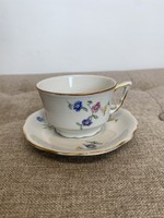 Zsolnay Virágmintás Aranyozott Porcelán Kávés Csésze A6