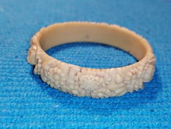 Old celluloid floral bracelet