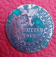 1 osztrák krajcár 1812