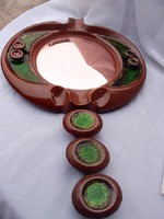 Gyula Végvári ceramic mirror