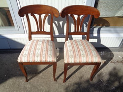 Biedermeier chairs in pairs