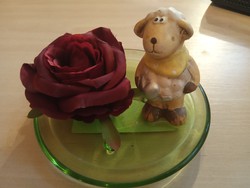 Aranyos Báránykás-Rózsás Dekoráció,Dísz,ÚJ