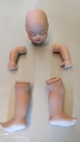 Porcelain marked baby head and limbs