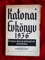 Nemes Erdős László KATONAI ÉVKÖNYV 1936 Az összes államok haderejének ismertetése