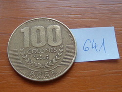 COSTA RICA 100 COLONES 1999 Sárgaréz #641