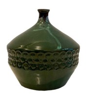 Mid-century modern green ceramic vase USA 1950’s