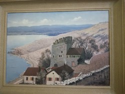 E.D.De madelin. Lakeside detail. Swiss French painter,