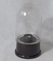 Retro kültéri üvegburás fali lámpa , bakelit