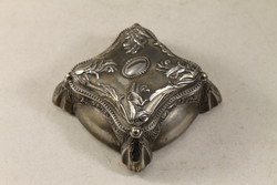 Antique silver plated jewelry holder 757