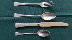 Silver cutlery set (baptism set)