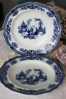 Antique porcelain, under glaze, Chinese style plates