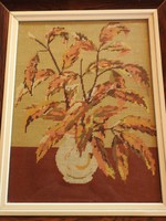 Autumn table still life - tapestry