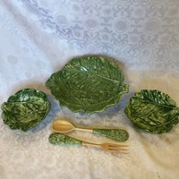 Retro ceramic salad set