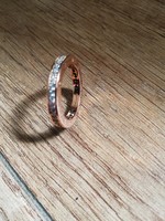 Eredeti Thomas Sabo rosegold, végigköves, 54-es gyűrű