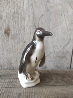 Retro porcelán pingvin figura