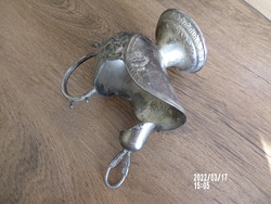 Antique candy holder marked with a spoon