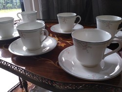 Royal doulton english tea cup set bone china snow white bone china 1930s