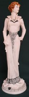 Dt/030 - vintage-style, giant modern statue of a lady with jewelry
