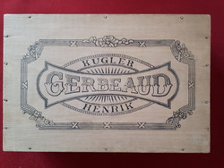 Old gerbeaud wooden box (kugler henrik)